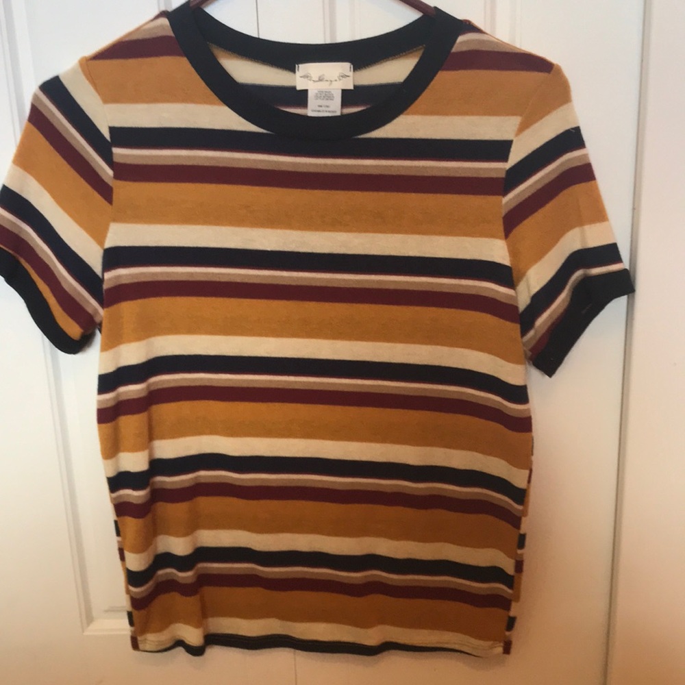 Striped crop top